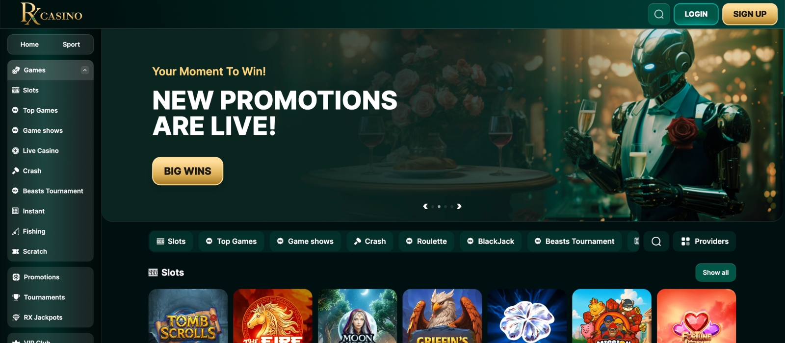 Review: RX Casino – Ein Online Casino Erlebnis für Spieler aus Deutschland