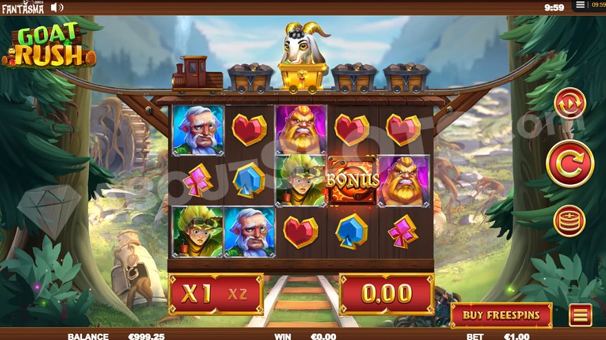 Goat Rush (Fantasma Games) Demo and Slot Review