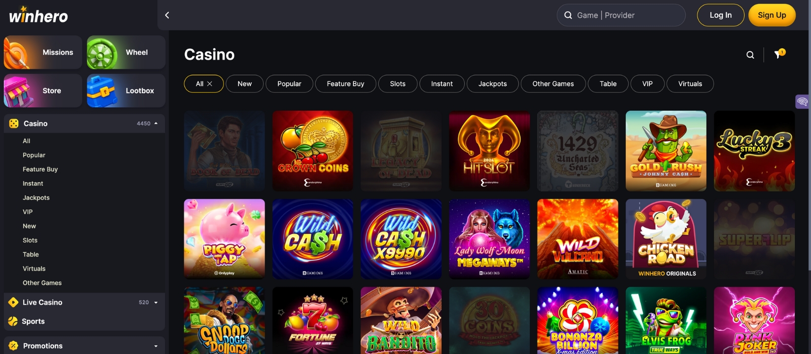 Review: Winhero Casino Giropay — Schnelle Einzahlung für Deutschland