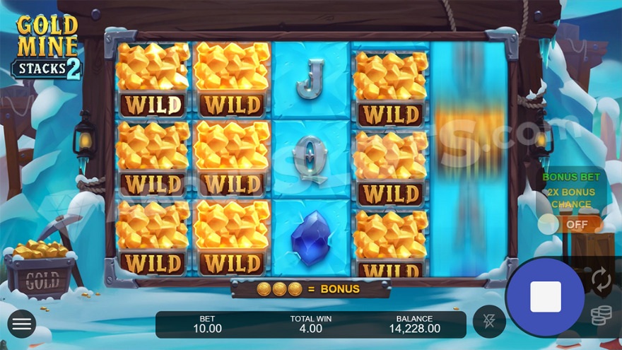 Gold Mine Stacks 2 (Nailed It! Games) Demo and Slot Review