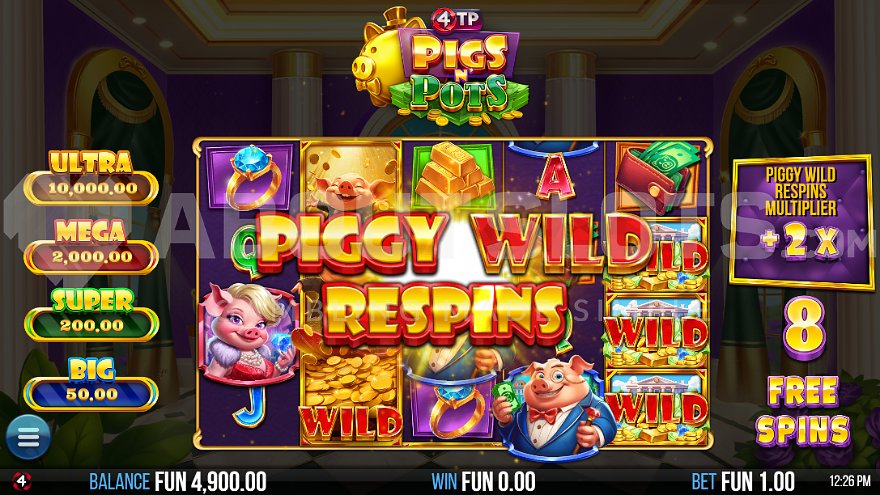 4TP Pigs N' Pots (4ThePlayer) Demo and Slot Review