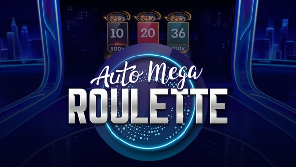 Auto Mega Roulette live game banner