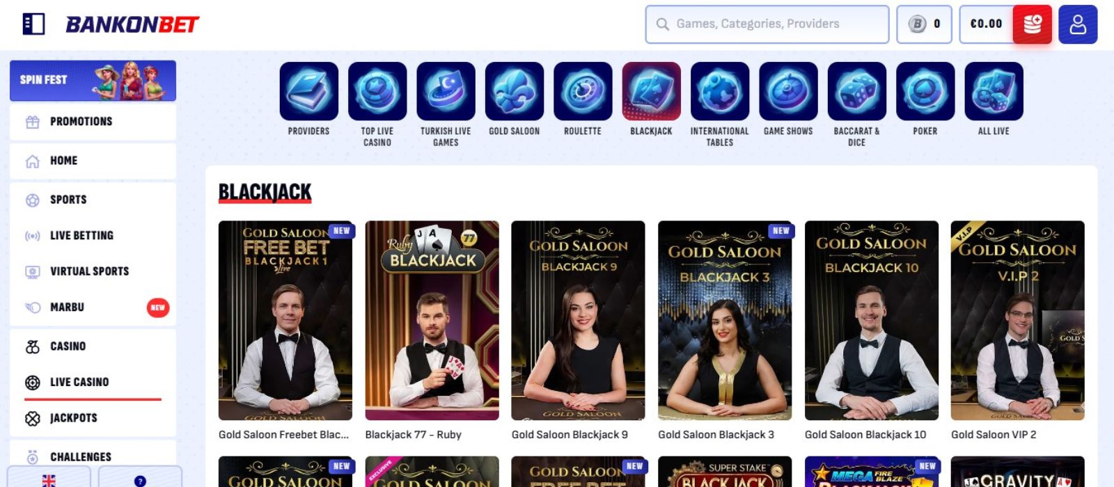 Bankonbet casino login