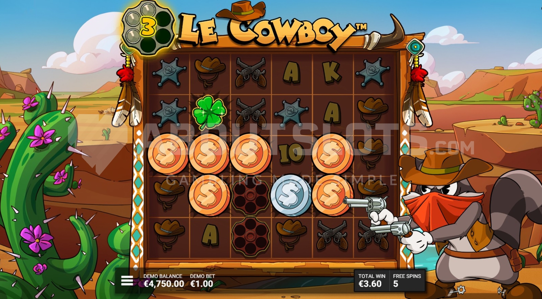 Le Cowboy (Hacksaw Gaming) Demo and Slot Review