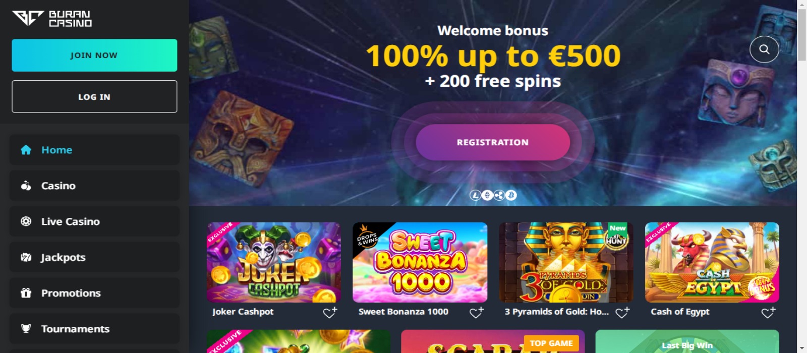 Buran Casino Game Selection: What Australian Players Get