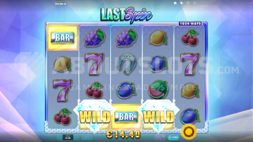Выигрыш, созданный с помощью символов BAR и Wild