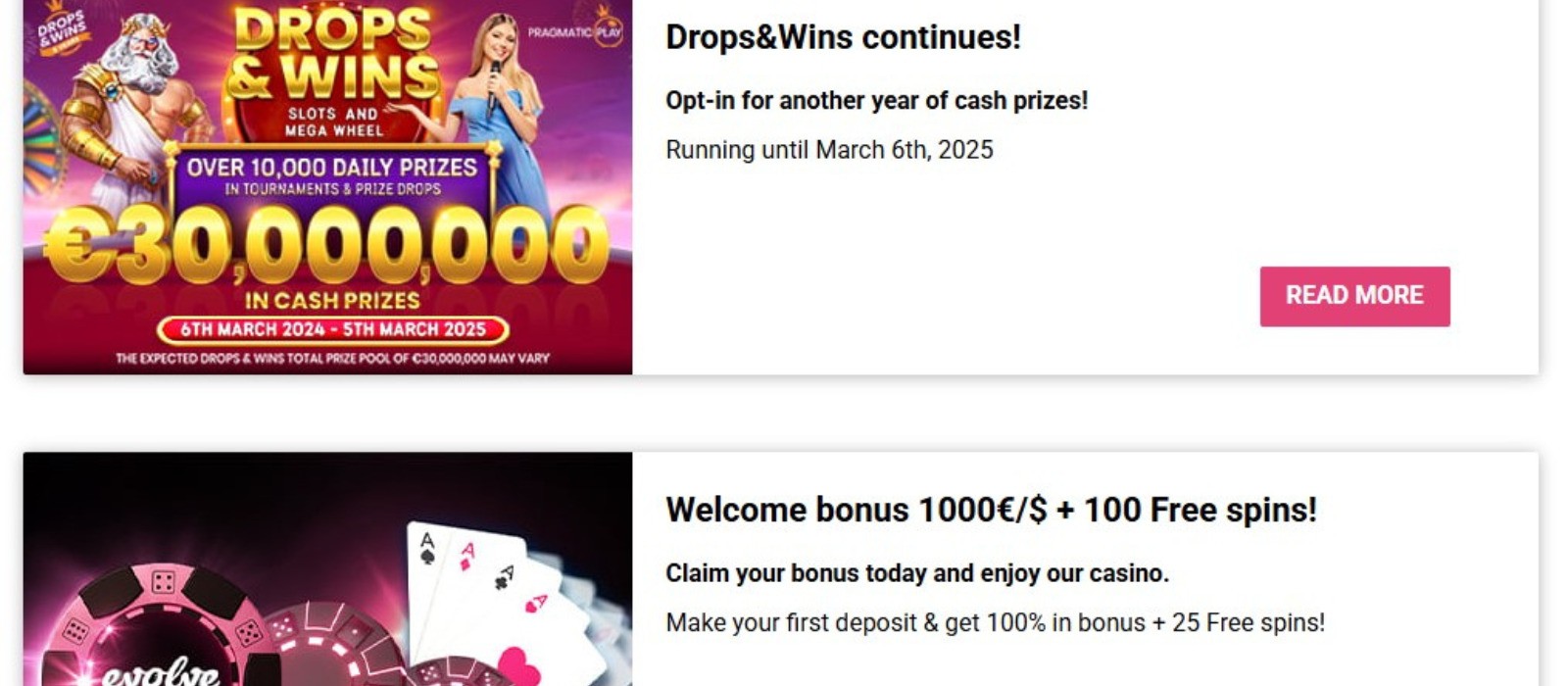 Evolve Casino Bonus – Ein Review für deutsche Spieler