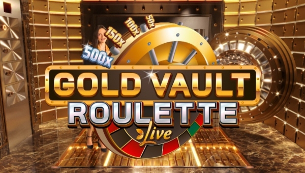 Gold Vault Roulette live game banner