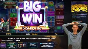 Huge win on Cash Lab Megaways Thumbnail