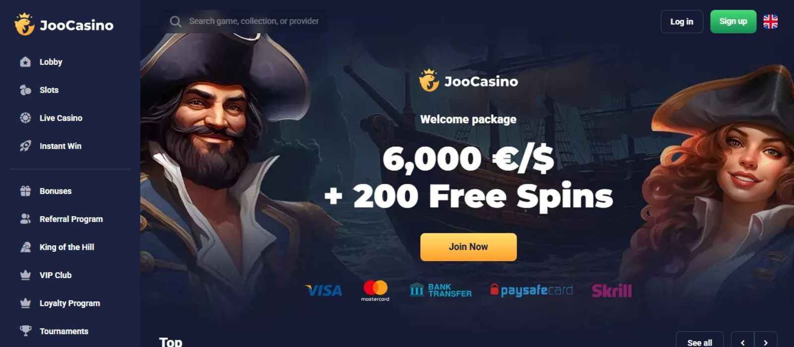 Joo casino free spins