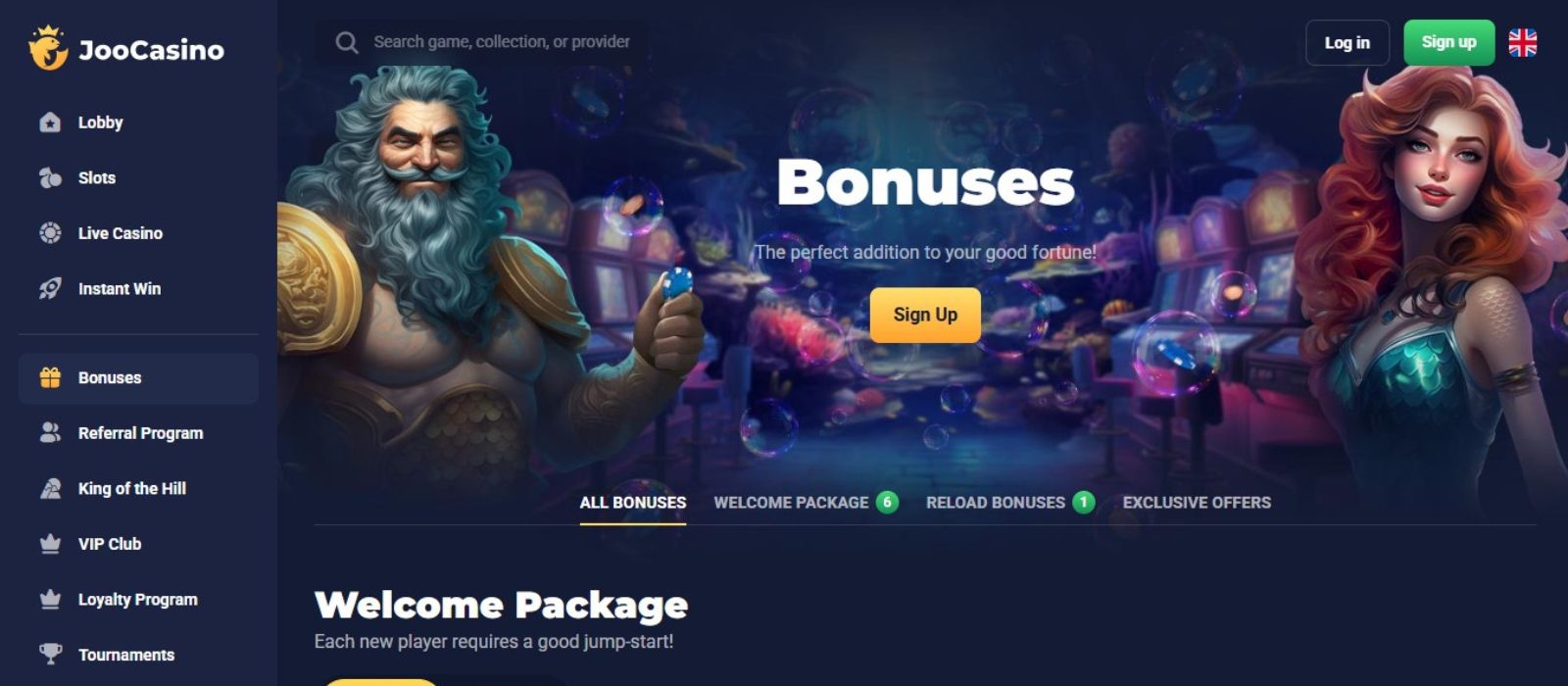 Joo casino login