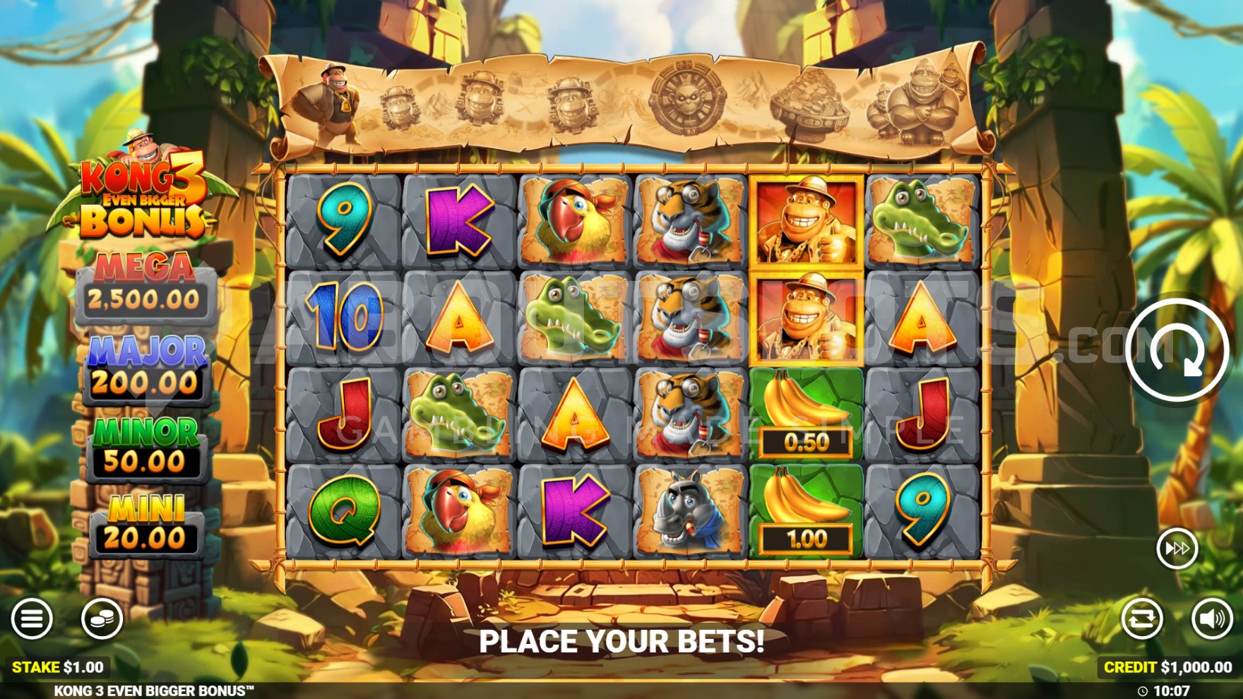 Kong 3 Even Bigger Bonus (Blueprint Gaming) Demo and Slot Review -  💎AboutSlots