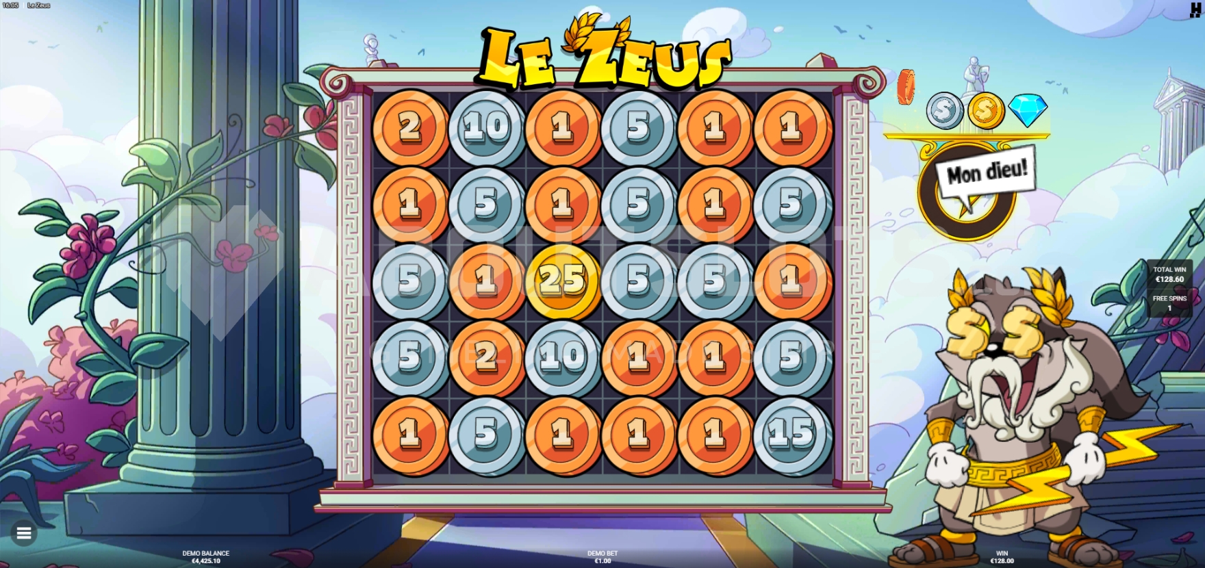 Le Zeus (Hacksaw Gaming) Demo and Slot Review