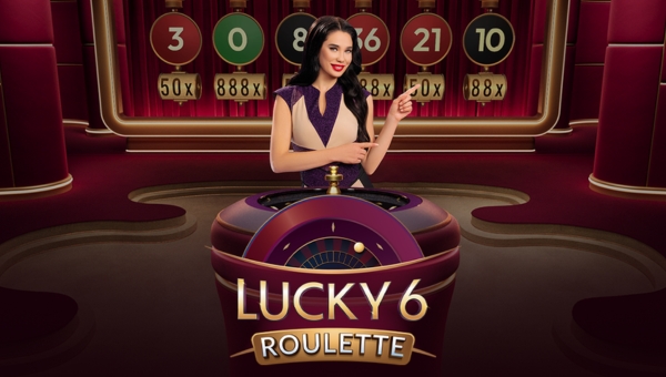 Lucky 6 Roulette live game banner