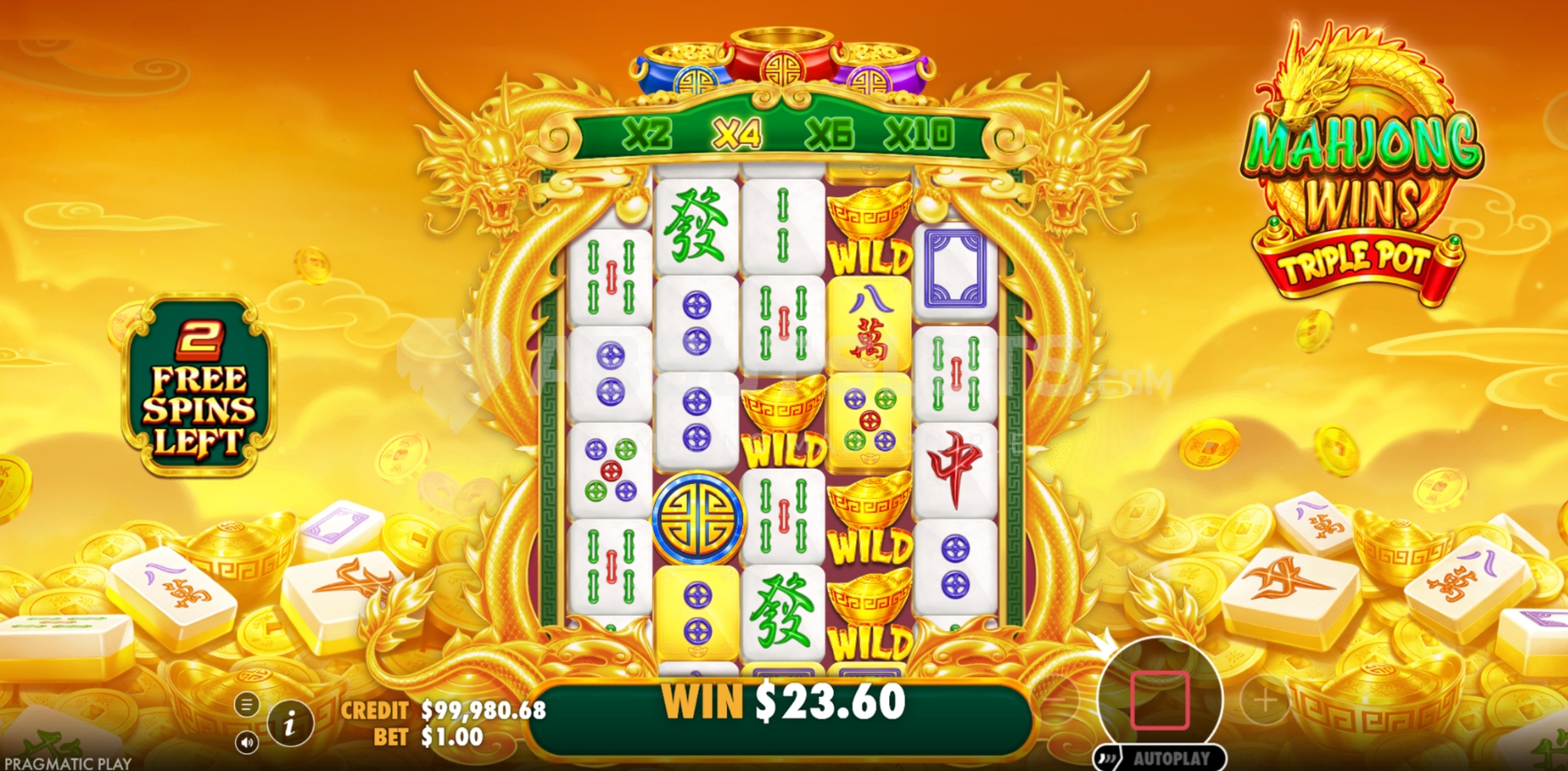 Mahjong Wins Triple Pot (Pragmatic Play) Demo and Slot Review