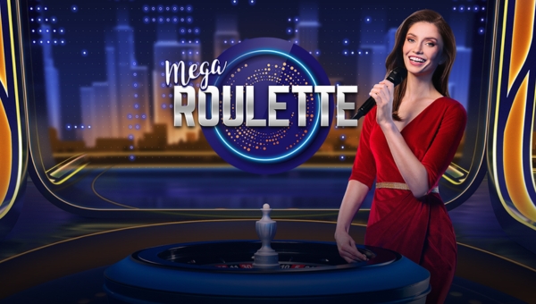Mega Roulette live game banner