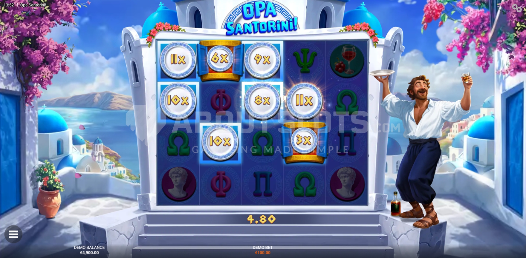 Opa Santorini! (NowNow Gaming) Demo and Slot Review