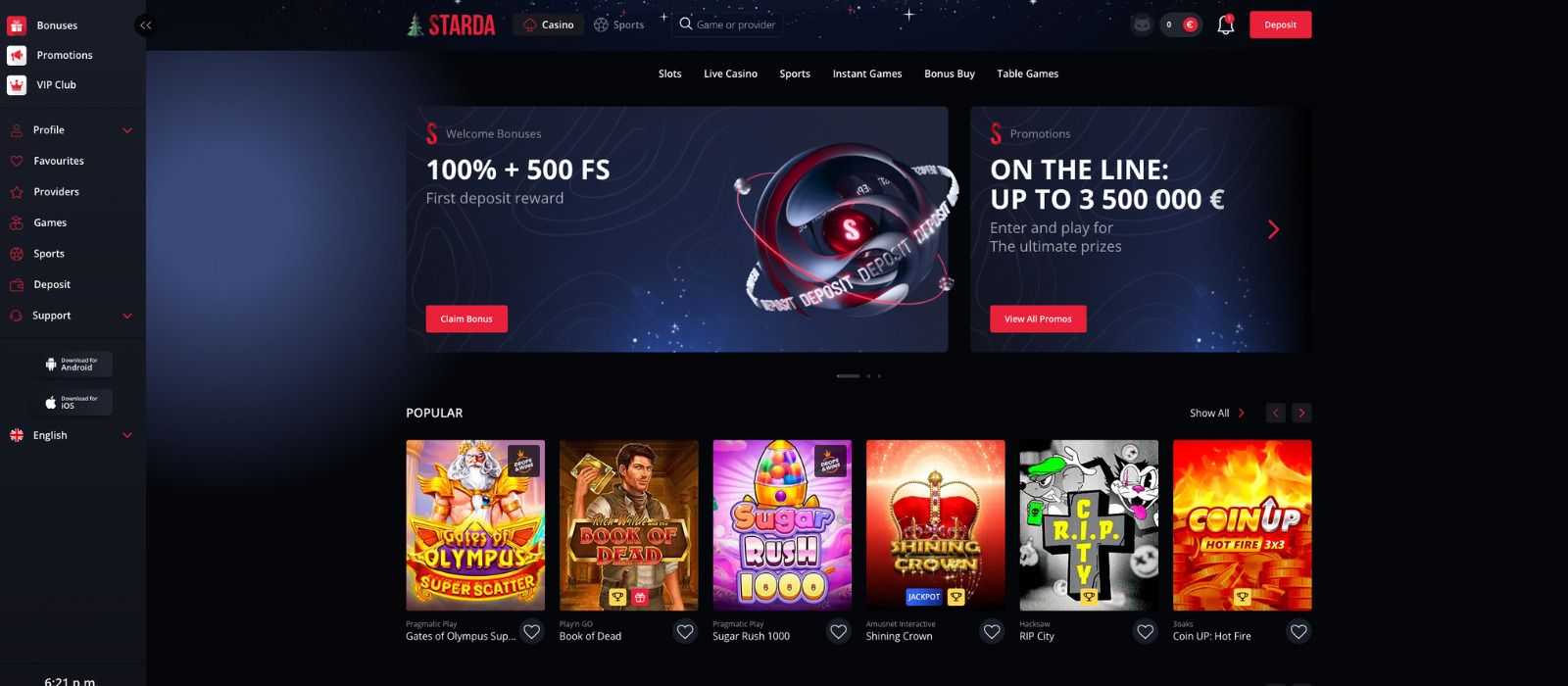StardaCasino Review: Alles zu Spielstrategie und starda Promotion Code für deutsche Spieler
