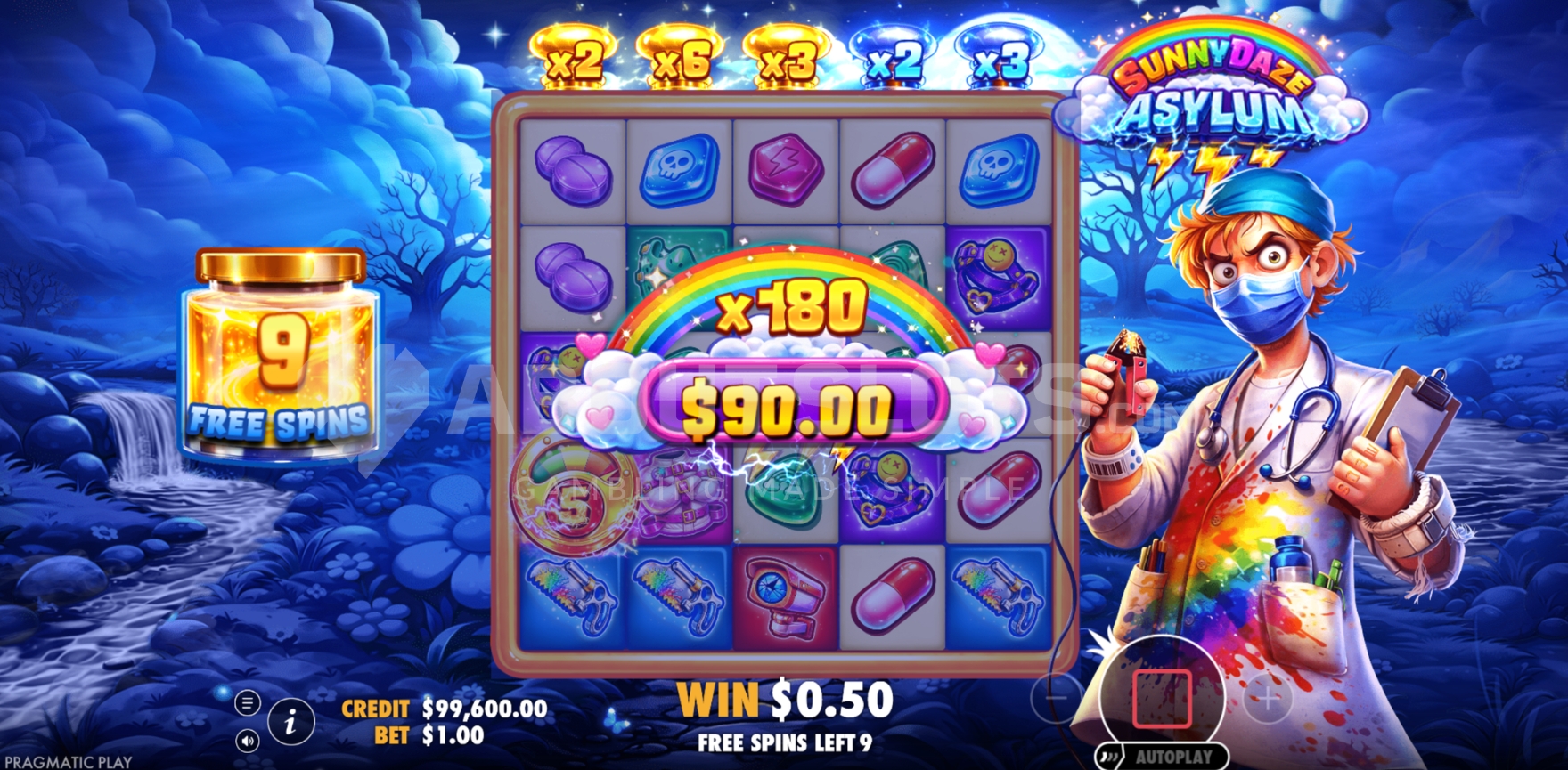 Sunnydaze Asylum (Pragmatic Play) Demo and Slot Review