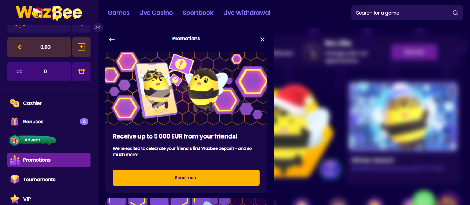 Wazbee Casino Kod Promocyjny – Recenzja dla graczy z Polski