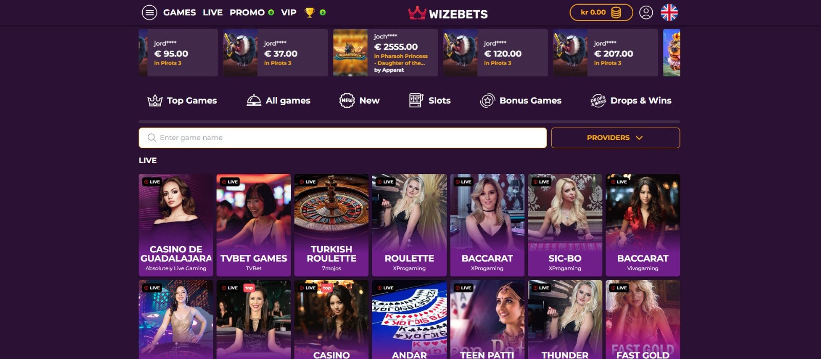 Wizebets Casino Gratis Guthaben: Was es nach dem Login gibt