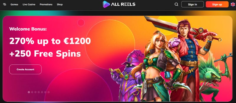 Review: All Reels Online Casino für Spieler aus Deutschland – Ist All Reels Online Casino legal?
