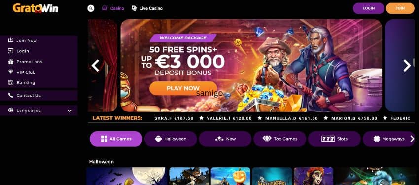 Gratowin Casino