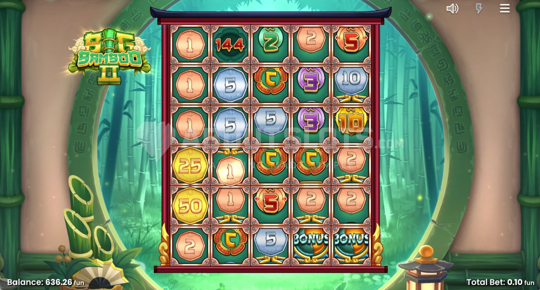 Big Bamboo Slot Golden Bamboo Feature