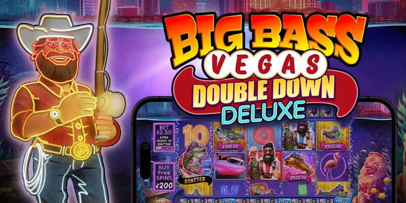 Big Bass Vegas Double Down Deluxe (Reel Kingdom) Demo and Slot Review