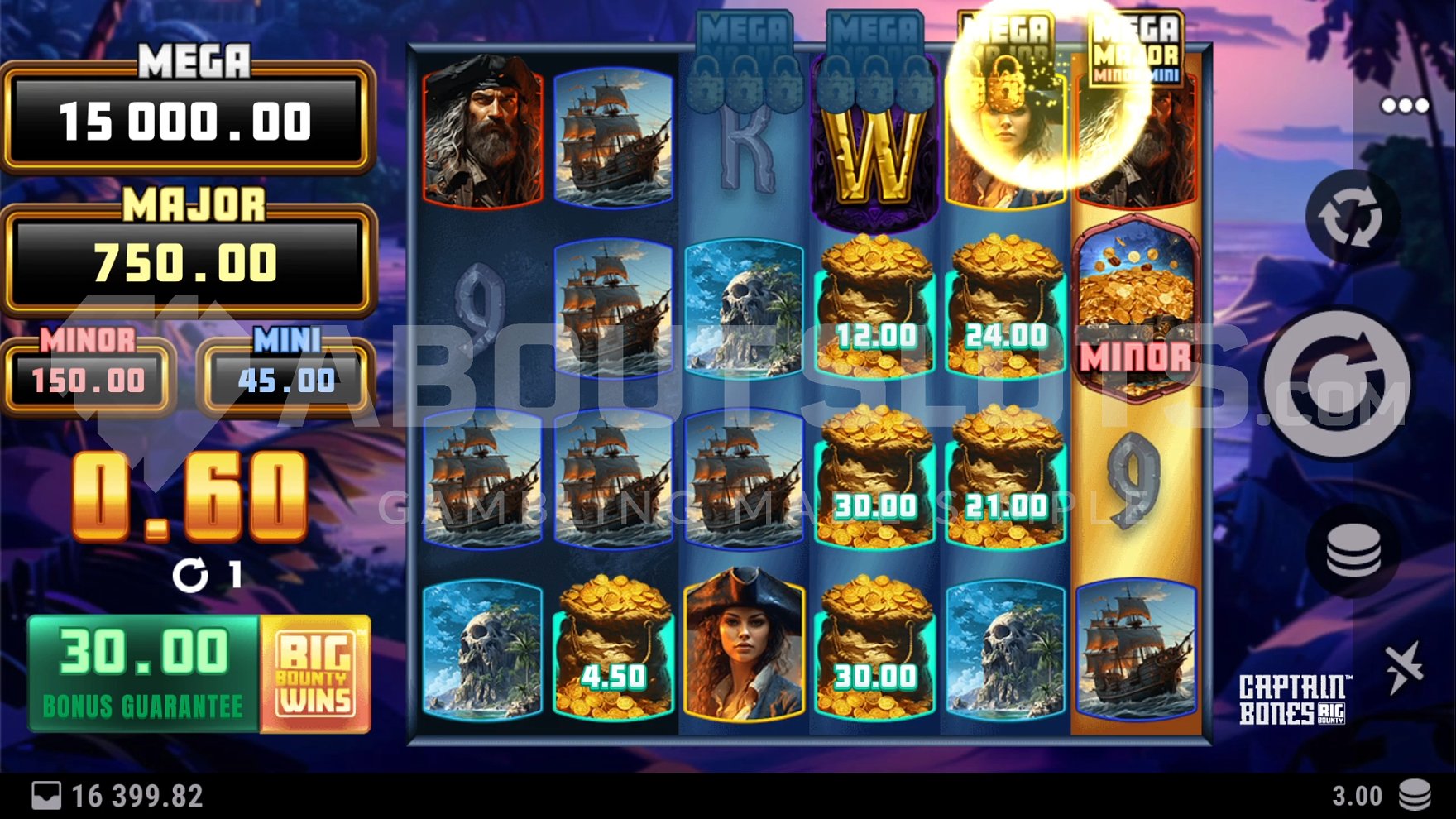 Captain Bones Big Bounty (Alchemy Gaming) Demo and Slot Review