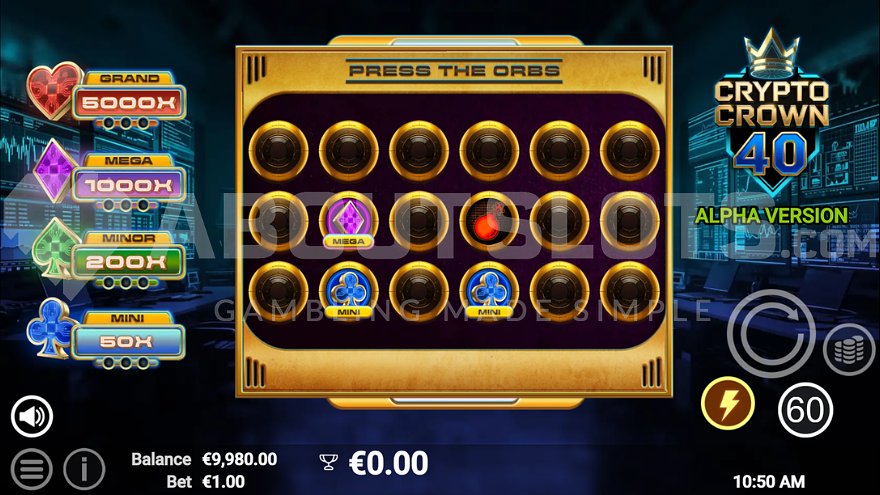 Crypto Crown 40 (Avatar UX) Demo and Slot Review