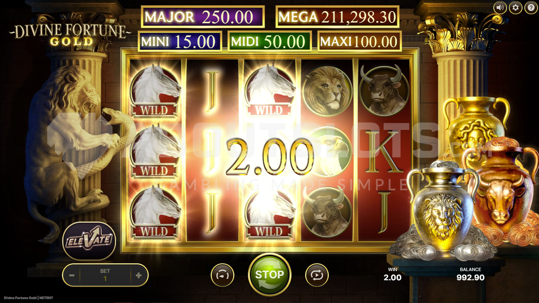 Spel Divine Fortune casino bonus: een eerlijke review
