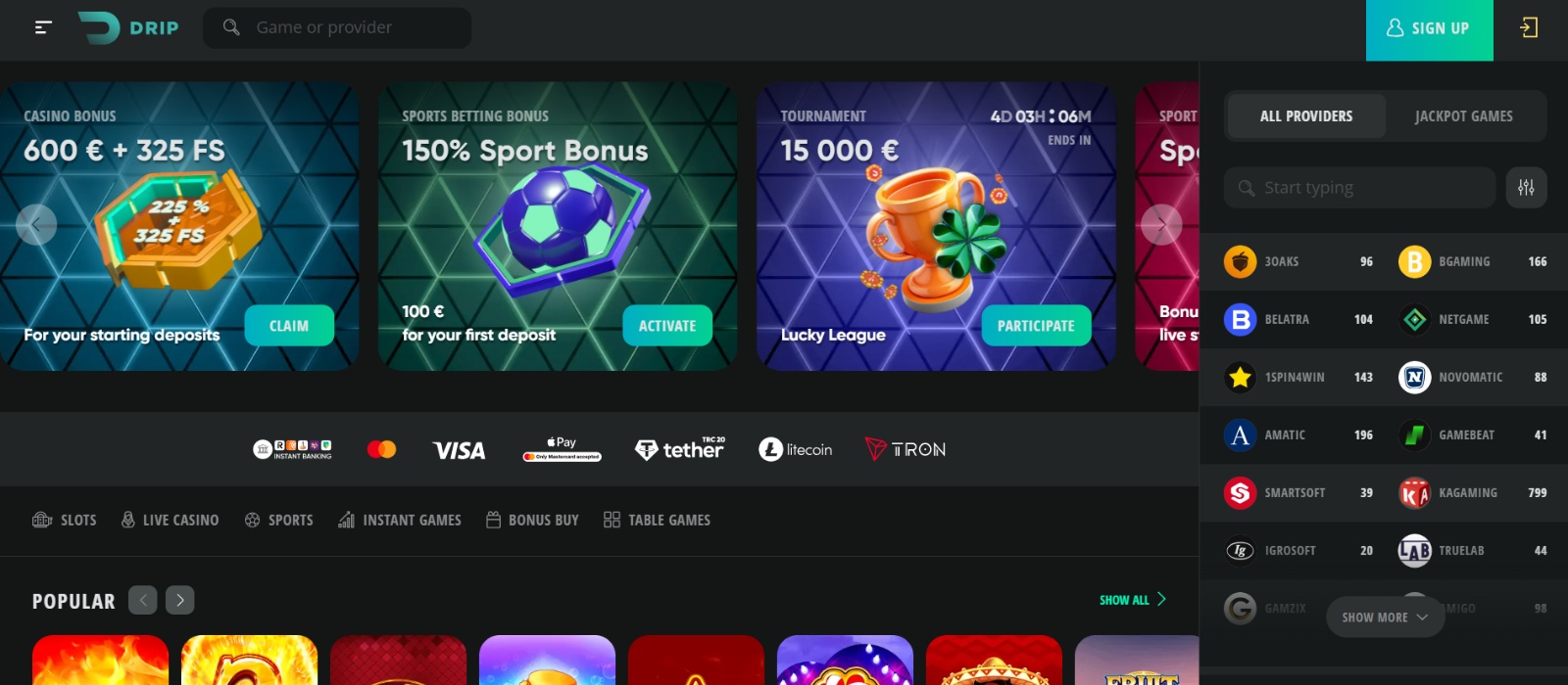 Drip Casino: Auszahlung Deutschland — Tempo und Zuverlässigkeit im Test