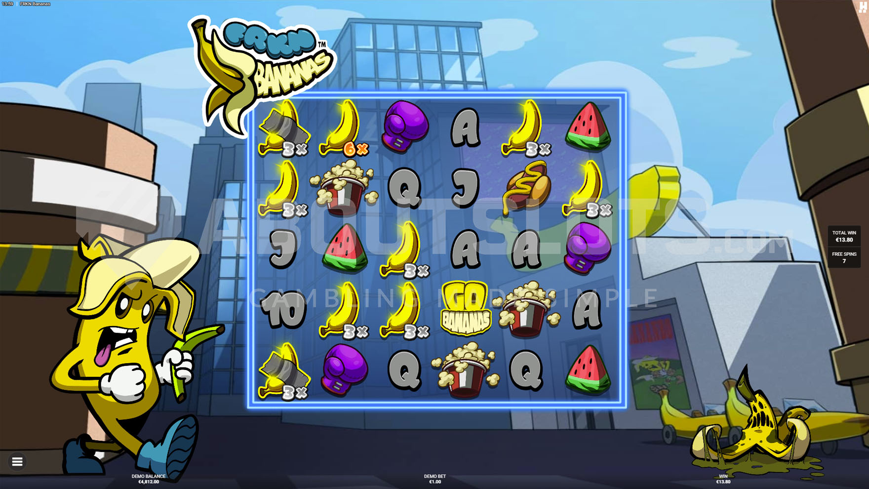 FRKN Bananas (Hacksaw Gaming) Demo and Slot Review