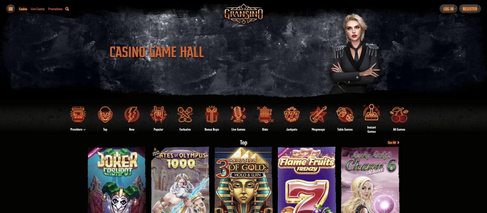 Pagina dei giochi di Gransino