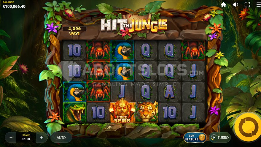 Hit the Jungle (Red Tiger Gaming) Demo and Slot Review