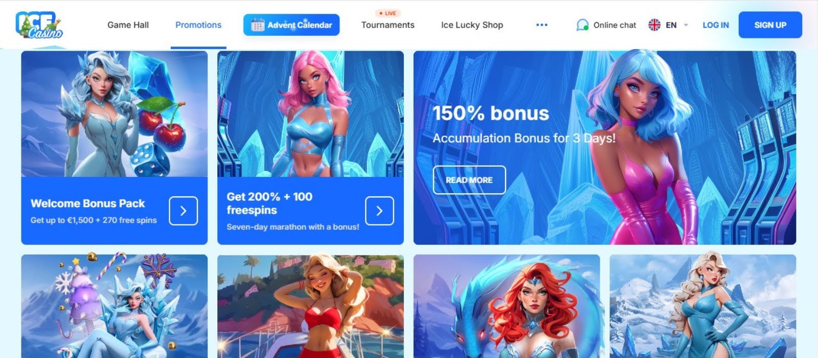 Ice Casino bonus