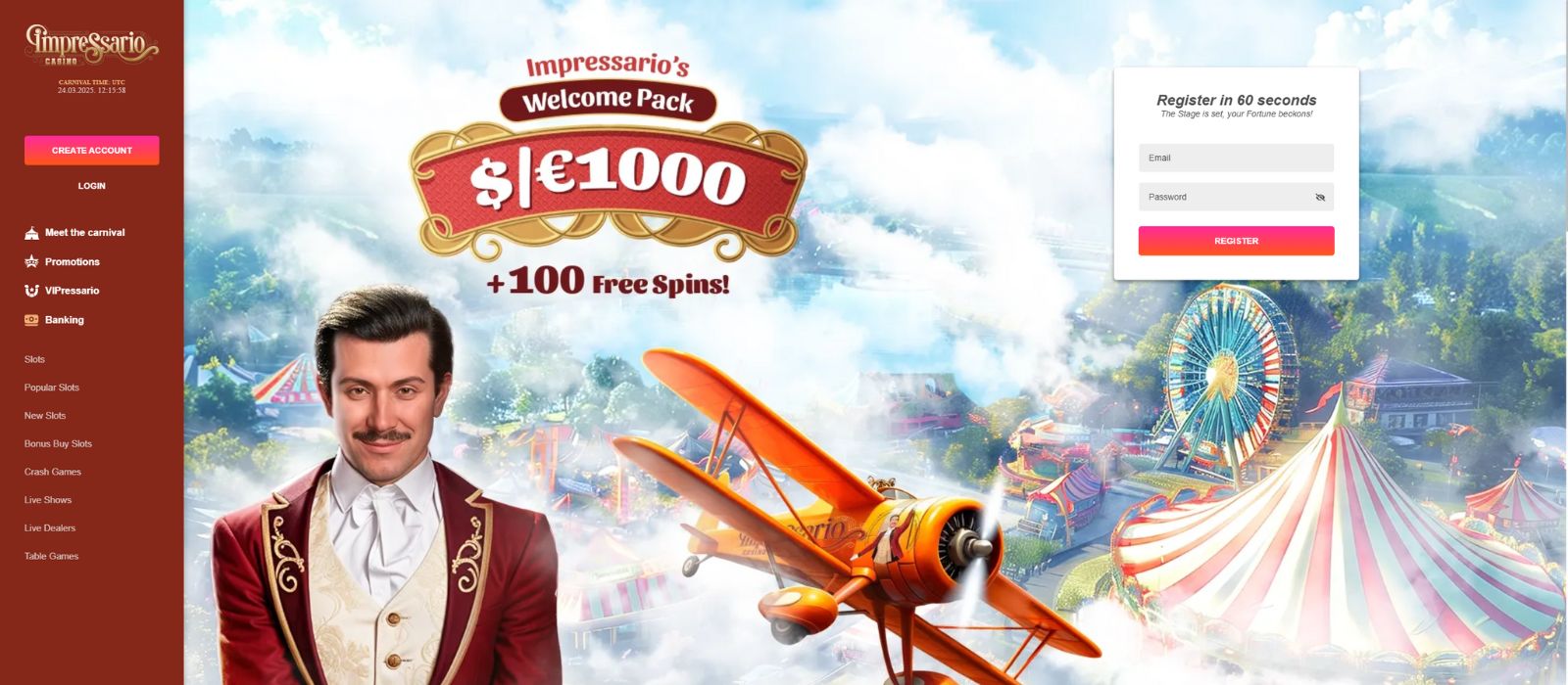 Impressario Casino promocje dla graczy: recenzja dla polskich użytkowników