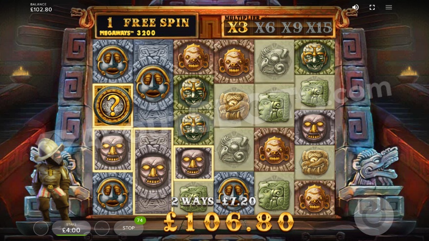 Бонусная игра с множителем выигрыша 3X