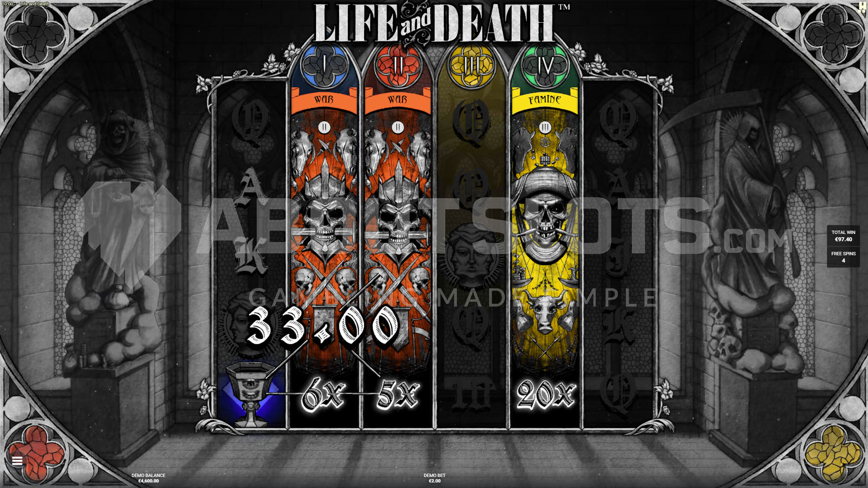 Life and Death (Hacksaw Gaming) Demo and Slot Review