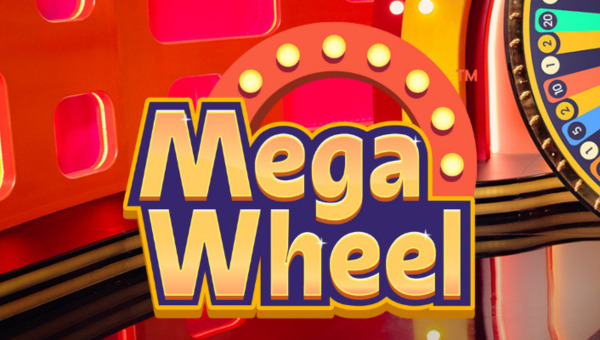 Mega Wheel live game banner