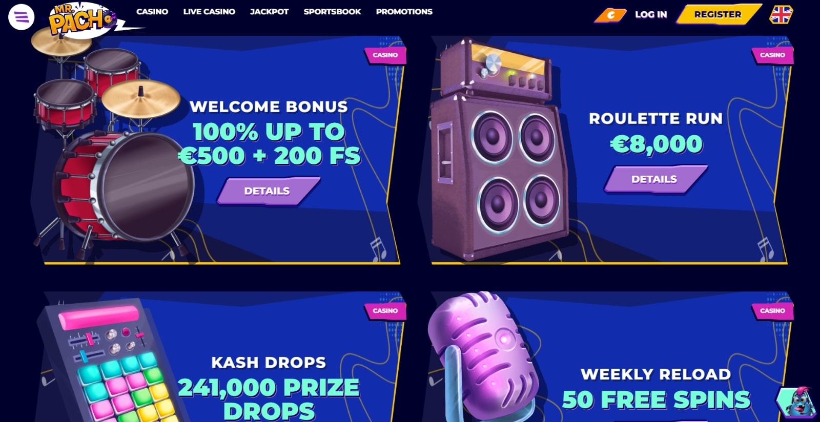 Mr pacho login