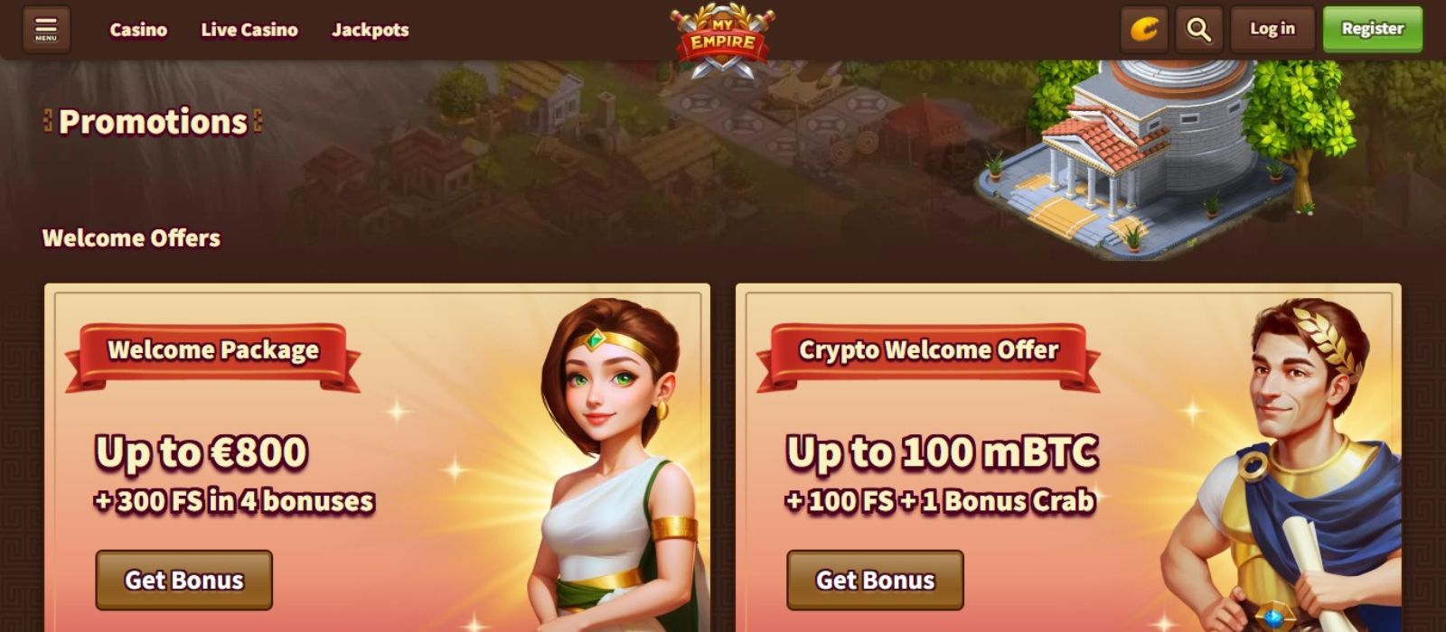 My Empire Casino Promotions