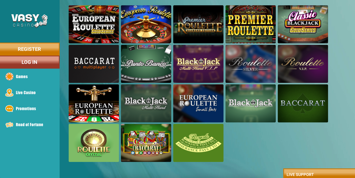 Vasy Casino Review für Spieler aus Deutschland