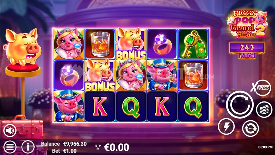PiggyPop Grand Affair 2 (Avatar UX) Demo and Slot Review