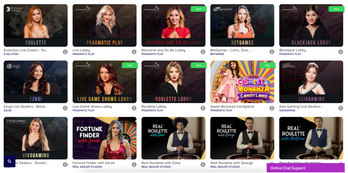 Reprezentare grafică a bonusurilor NV Casino