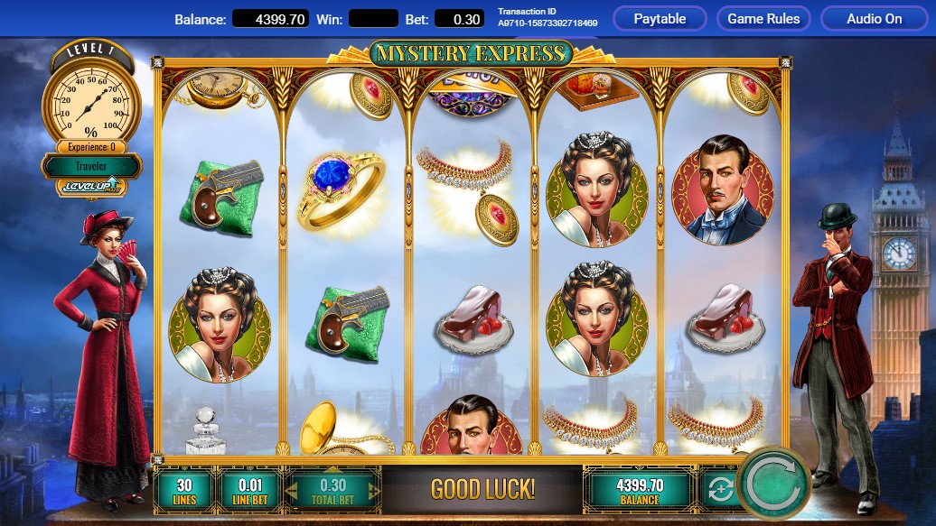 Игровой процесс слота Mystery Express