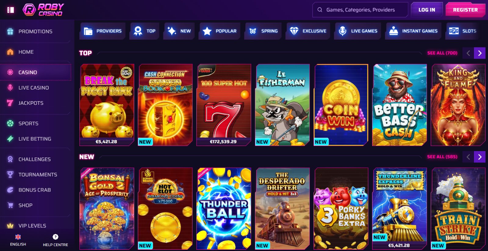 G-Roby Online: Angebote und erste Eindrücke – Roby Casino Review