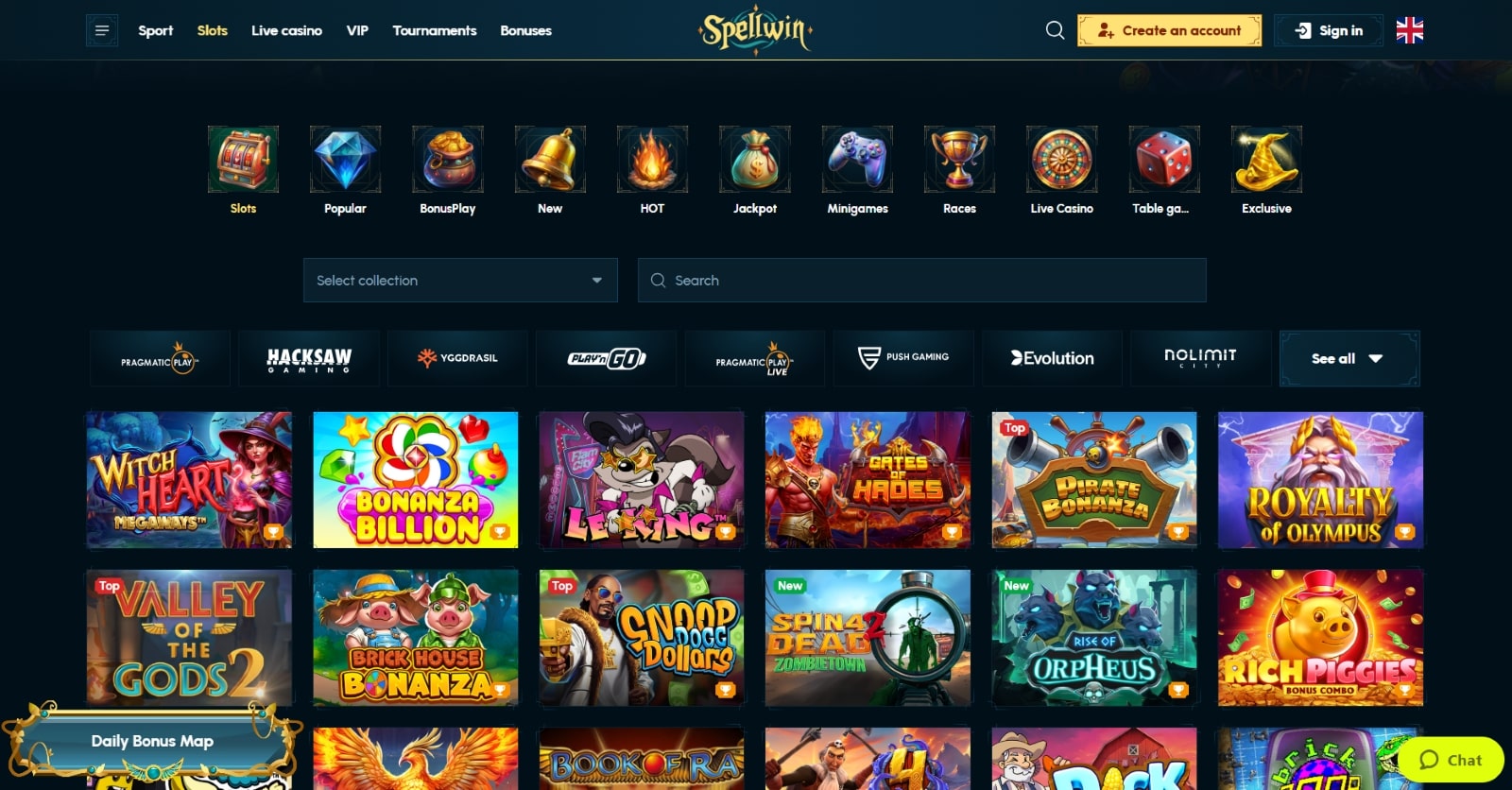 SpellWin Casino Review für Spieler aus Deutschland