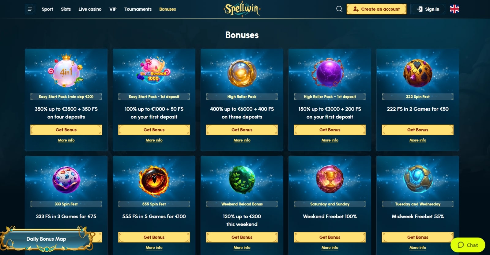spell win casino Login für Spieler aus Deutschland: Review